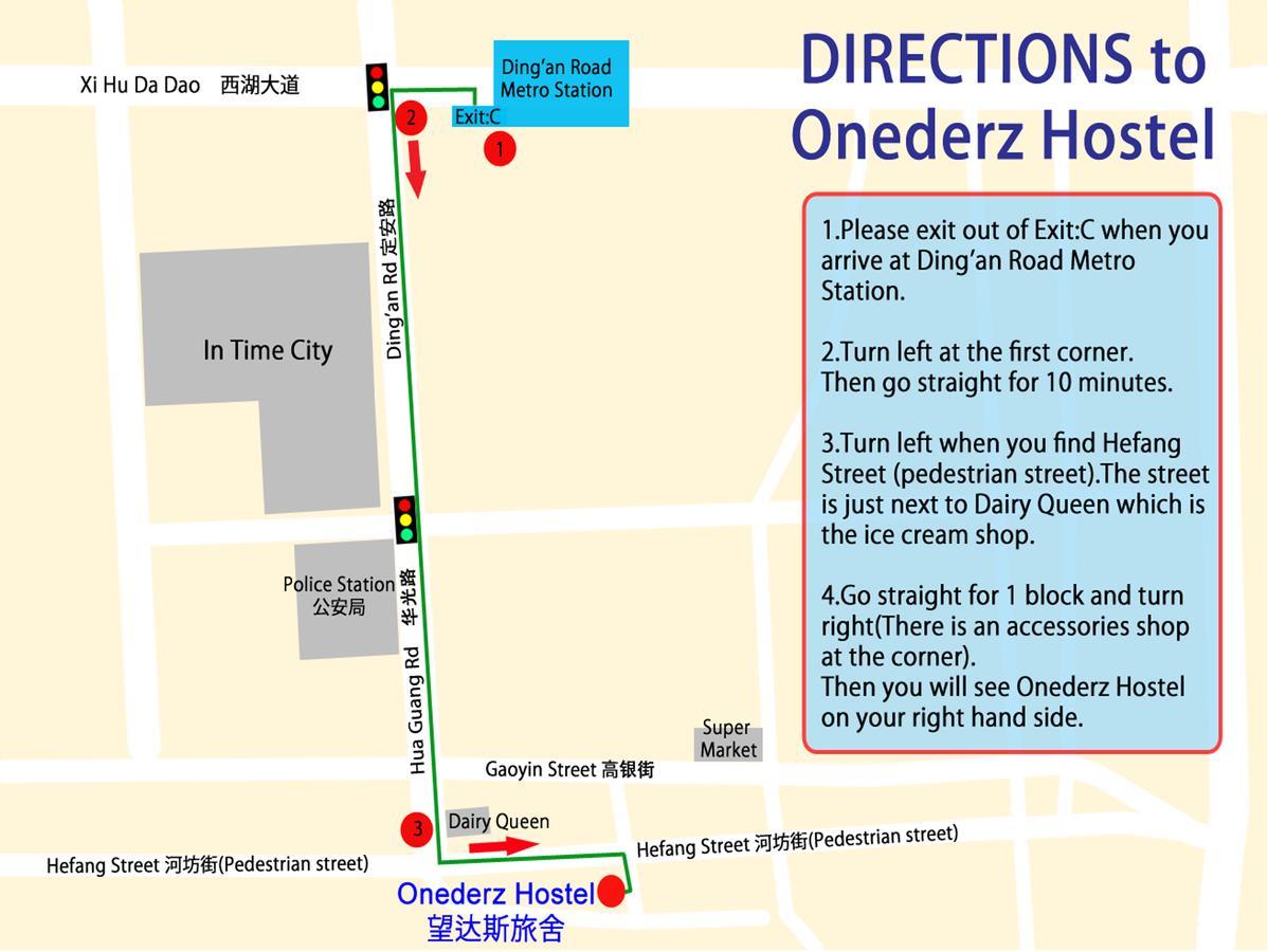 Onederz Hostel Hangzhou Zewnętrze zdjęcie